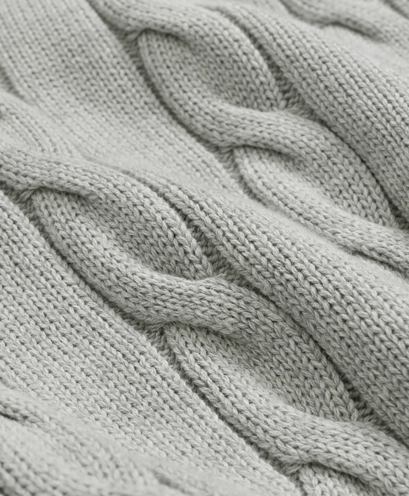 Vintage-Inspired Tennis V-Neck Sweater in Supima® Cotton, image 6