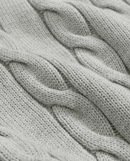 Vintage-Inspired Tennis V-Neck Sweater in Supima® Cotton, image 6