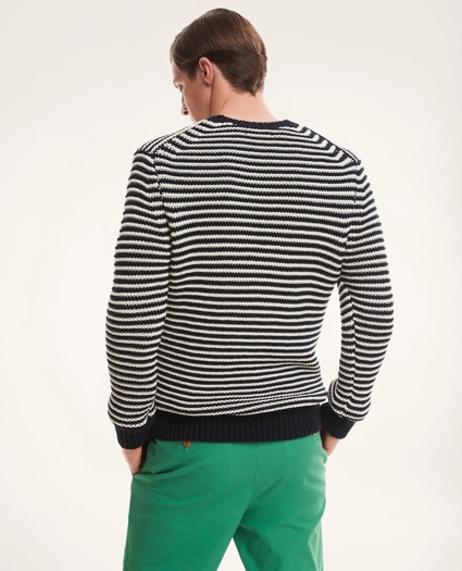 Cotton Textured Lobster Intarsia Sweater, image 5