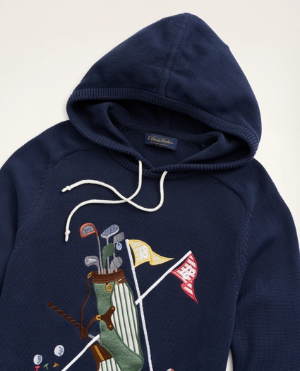 Supima® Cotton Embroidered Golf Hoodie, image 2