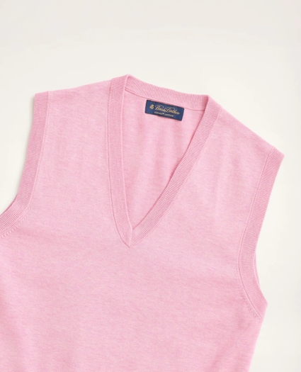 Supima® Cotton Sweater Vest, image 2