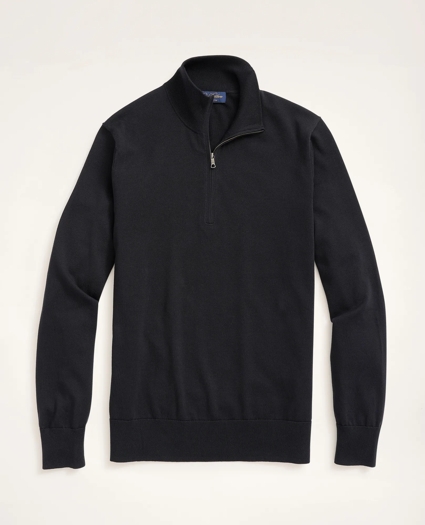 Supima® Cotton Half-Zip Sweater, image 1
