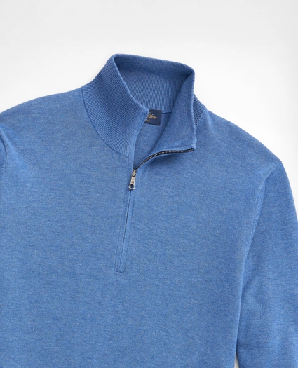 Supima® Cotton Half-Zip Sweater, image 2