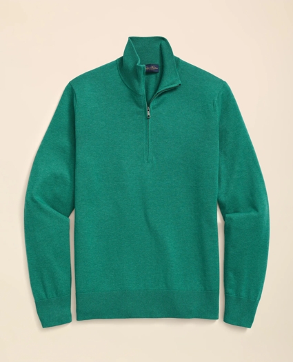 Supima® Cotton Half-Zip Sweater, image 1