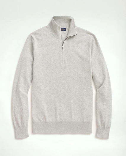 Supima® Cotton Half-Zip Sweater, image 1