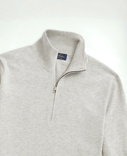 Supima® Cotton Half-Zip Sweater, image 2
