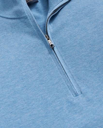 Supima® Cotton Half-Zip Sweater, image 2