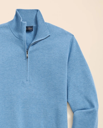 Supima® Cotton Half-Zip Sweater, image 4