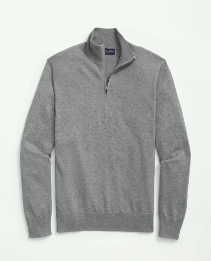 Supima® Cotton Half-Zip Sweater, image 1
