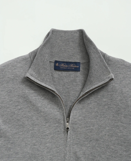 Supima® Cotton Half-Zip Sweater, image 2