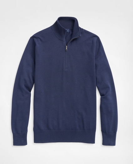 Supima® Cotton Half-Zip Sweater, image 1