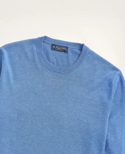 Supima® Cotton Crewneck Sweater, image 2