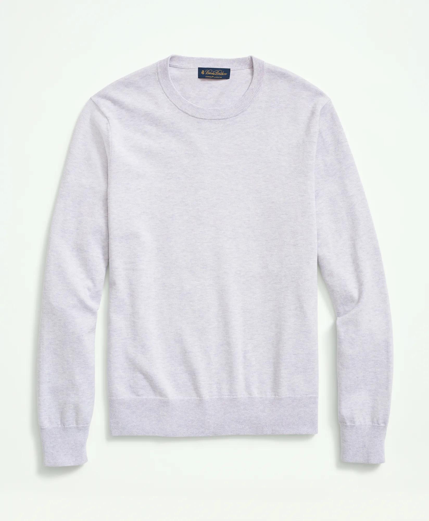 Supima® Cotton Crewneck Sweater, image 1