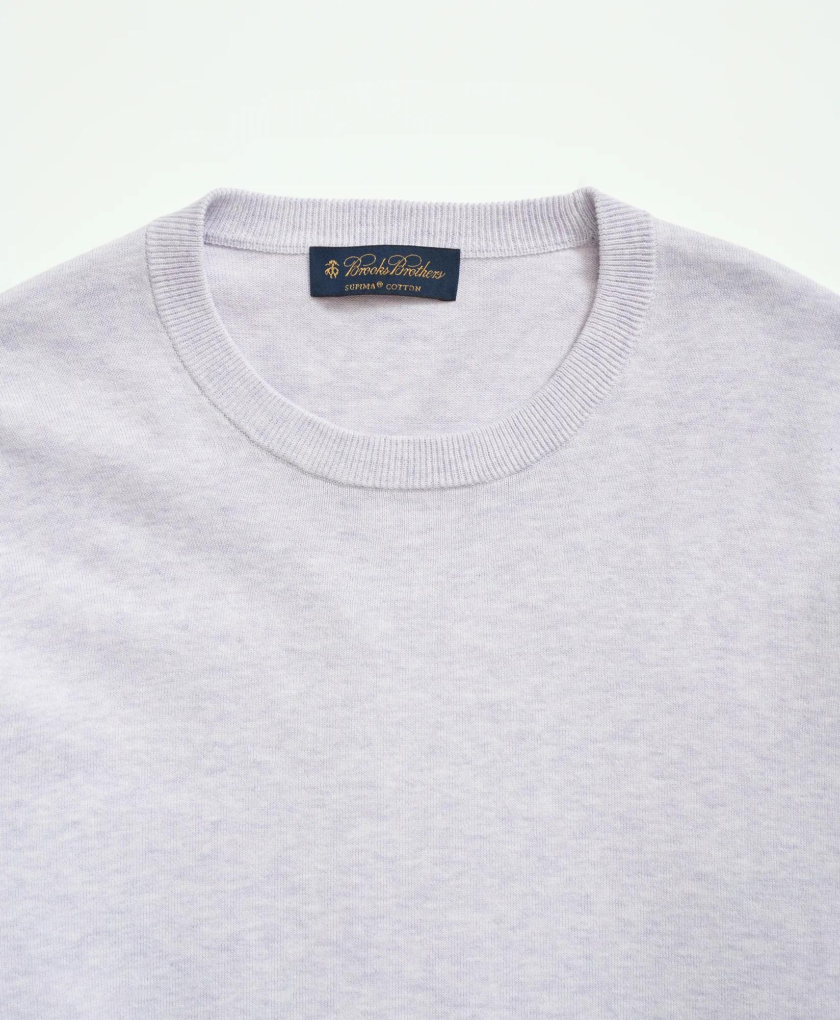 Supima® Cotton Crewneck Sweater, image 2