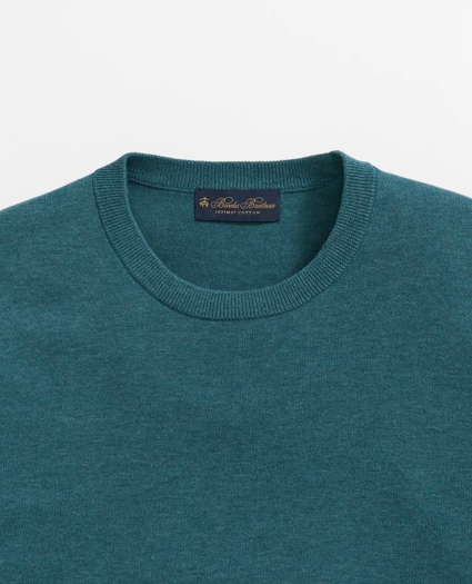 Supima® Cotton Crewneck Sweater, image 2
