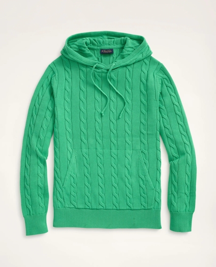 Cable-Knit Hoodie, image 1