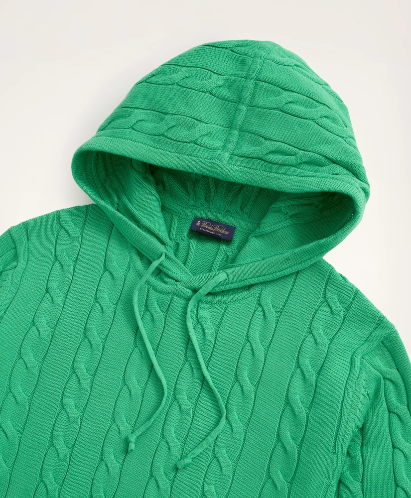 Cable-Knit Hoodie
