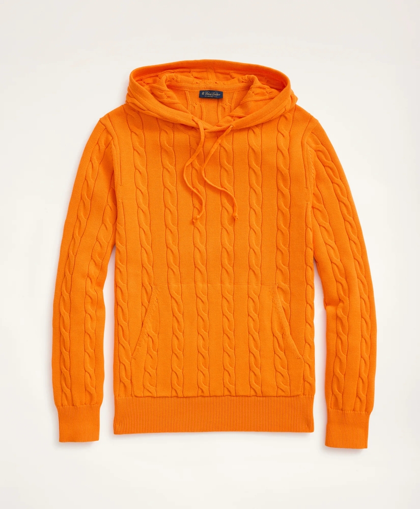 Cable-Knit Hoodie