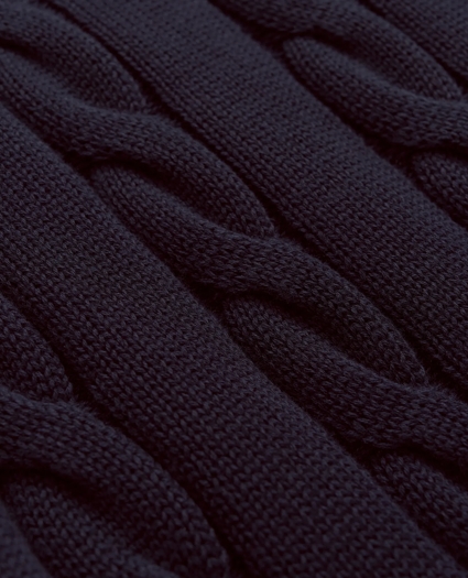 Cotton Cable Nautical Stripe Hoodie, image 3