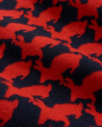 Men's Lunar New Year Rabbit Intarsia Cotton Cashmere Sweater, image 2
