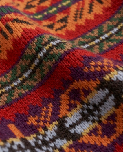Men's Lunar New Year Wool Blend Fair Isle Sweater, image 2