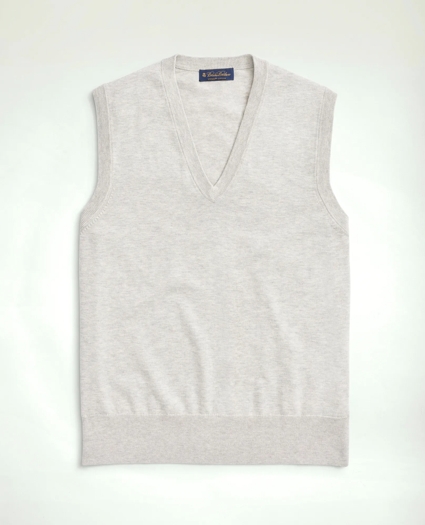 Supima® Cotton Sweater Vest, image 1