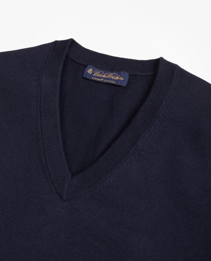 Supima® Cotton Sweater Vest, image 2