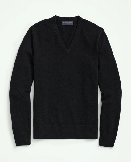 3-Ply Cashmere V-Neck Sweater, image 1