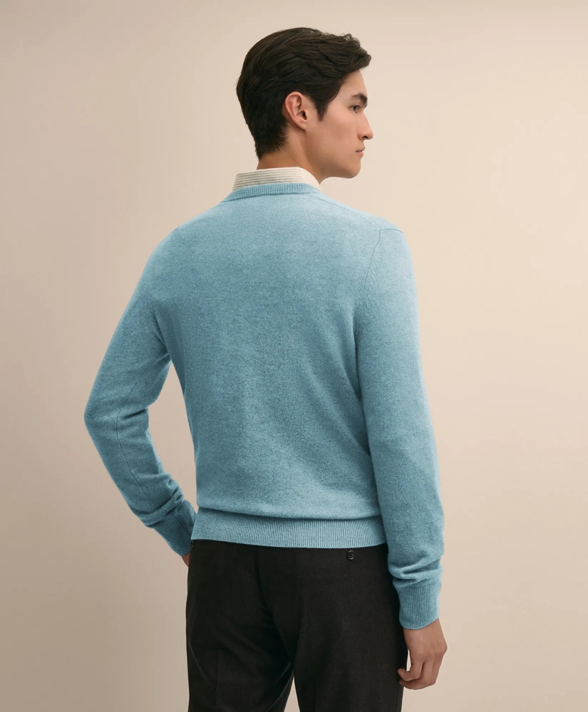 3-Ply Cashmere V-Neck Sweater, image 4