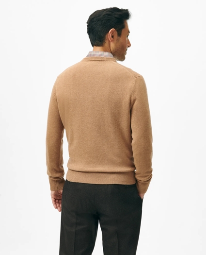 3-Ply Cashmere V-Neck Sweater, image 3