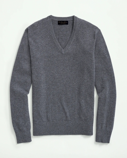 3-Ply Cashmere V-Neck Sweater, image 1