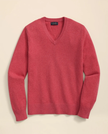 3-Ply Cashmere V-Neck Sweater, image 1