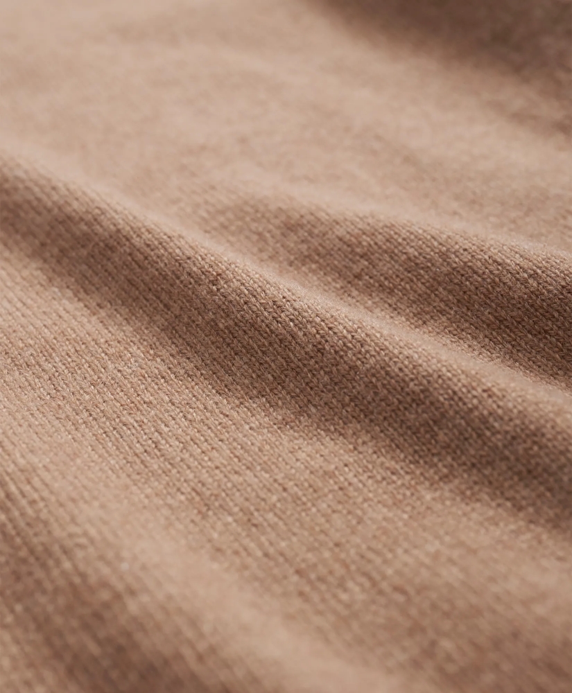 3-Ply Cashmere Crewneck Saddle Shoulder Sweater, image 3