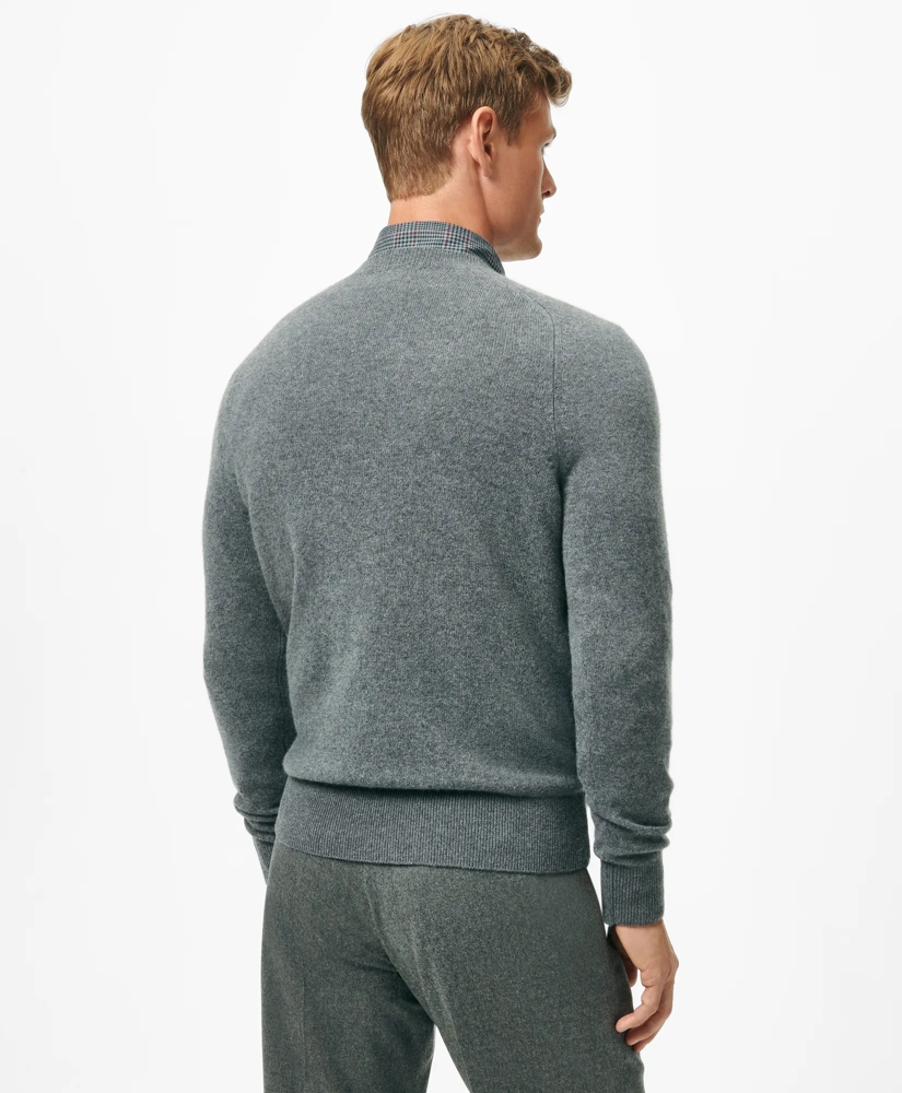 3-Ply Cashmere Crewneck Saddle Shoulder Sweater, image 2