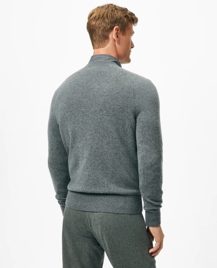 3-Ply Cashmere Crewneck Saddle Shoulder Sweater, image 2