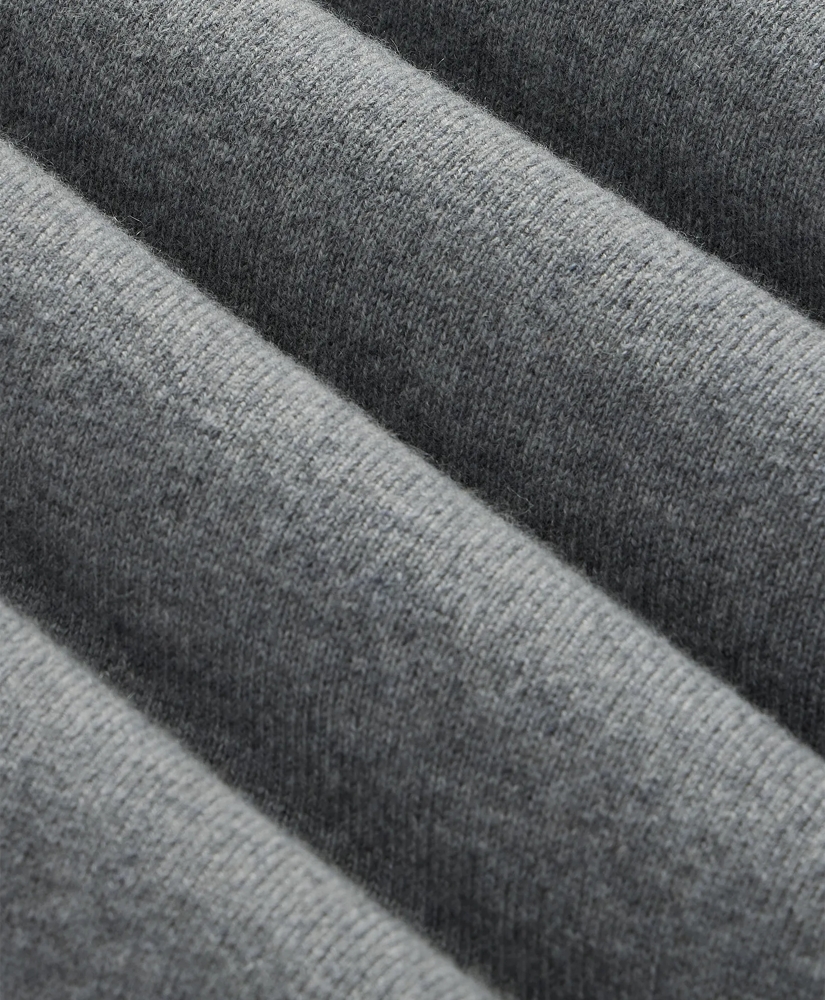 3-Ply Cashmere Crewneck Saddle Shoulder Sweater, image 6