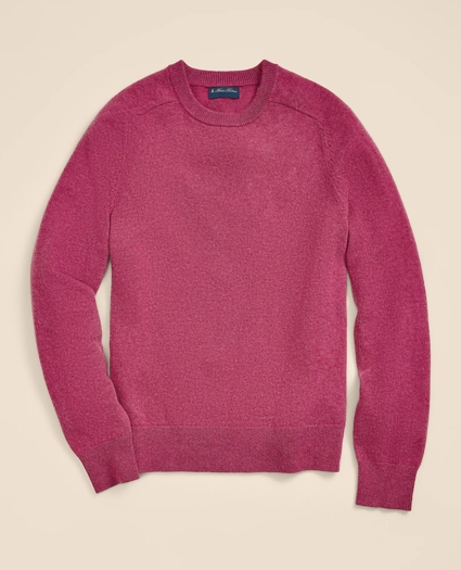 3-Ply Cashmere Crewneck Saddle Shoulder Sweater