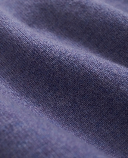 3-Ply Cashmere Crewneck Saddle Shoulder Sweater, image 3