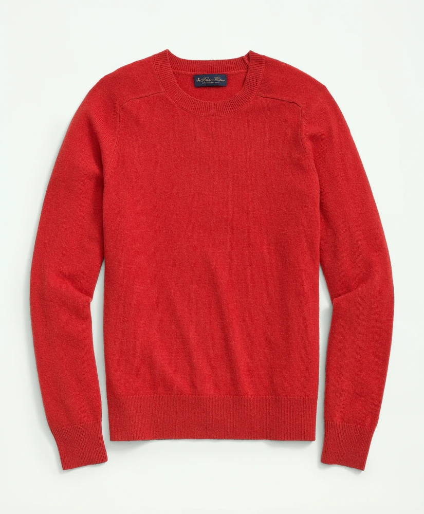 3-Ply Cashmere Crewneck Saddle Shoulder Sweater, image 5