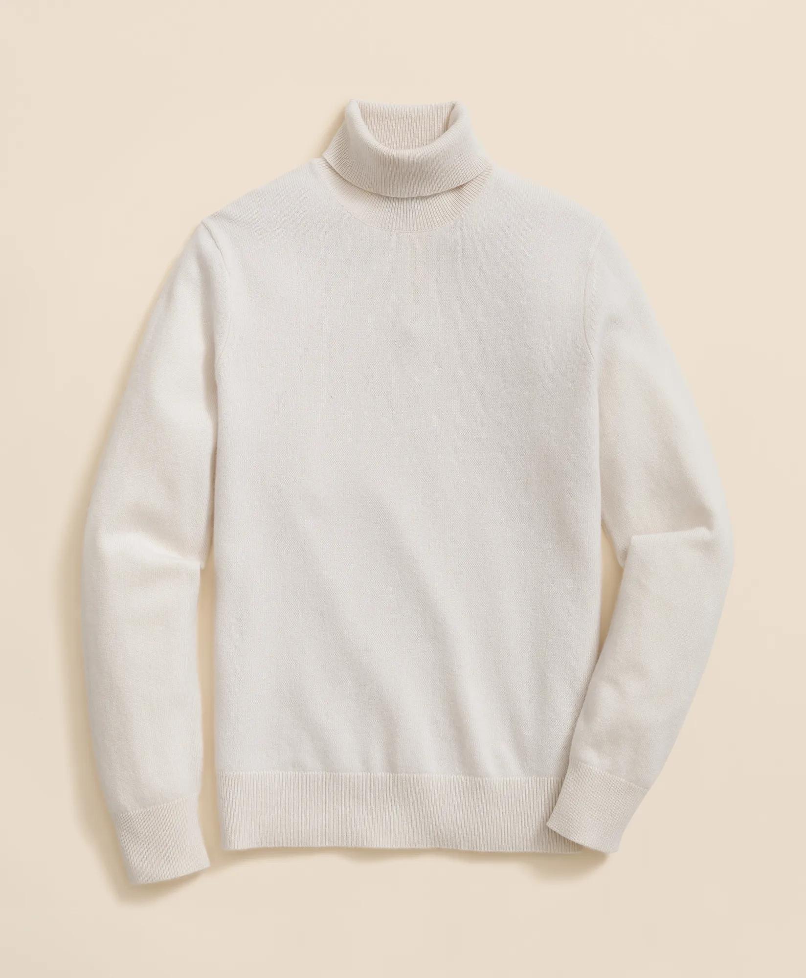 3-Ply Cashmere Turtleneck Sweater, image 1