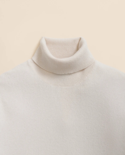 3-Ply Cashmere Turtleneck Sweater, image 2