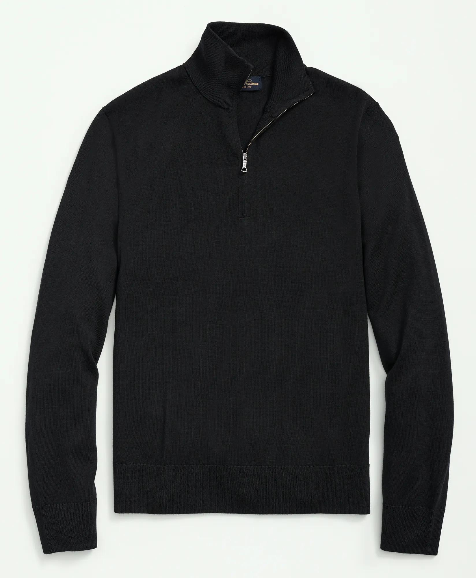 Ultimate Merino Wool Quarter-Zip Sweater, image 1