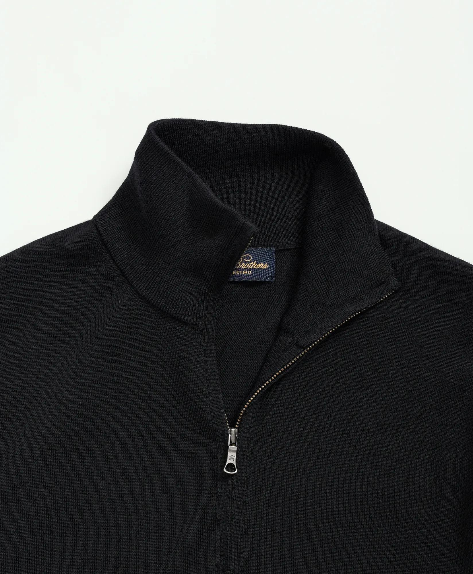 Ultimate Merino Wool Quarter-Zip Sweater, image 2