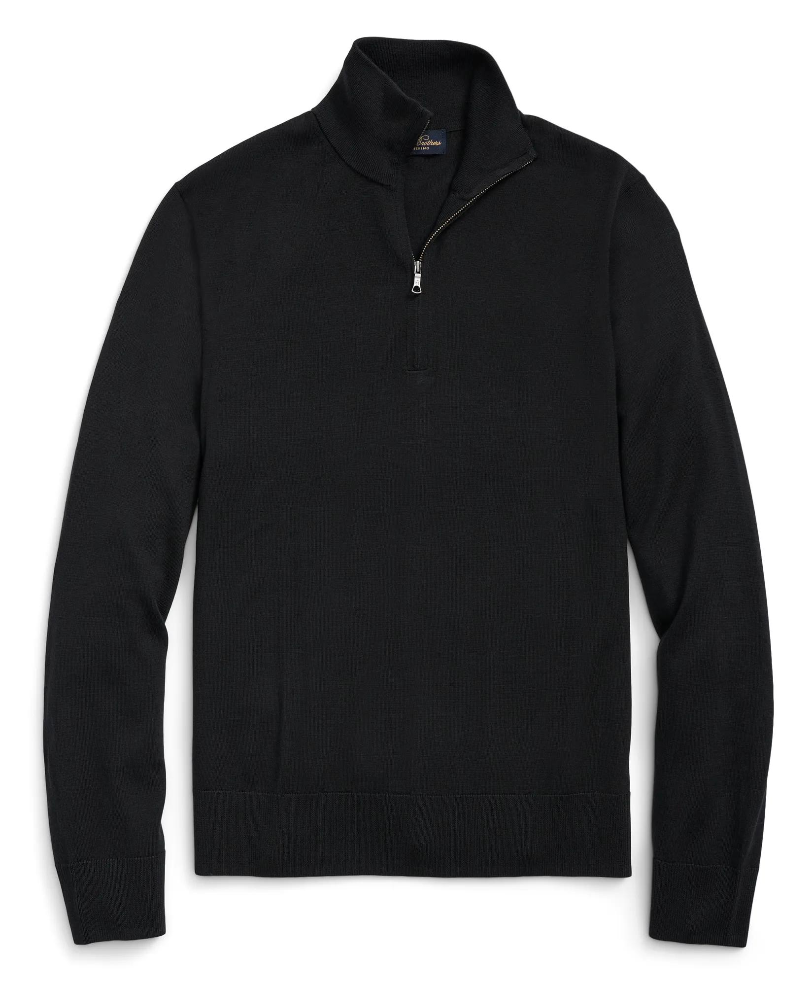 Ultimate Merino Wool Quarter-Zip Sweater, image 1
