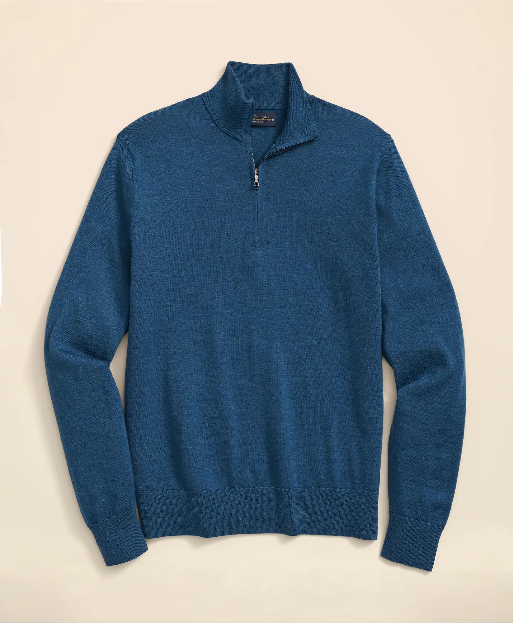 Ultimate Merino Wool Quarter-Zip Sweater, image 1