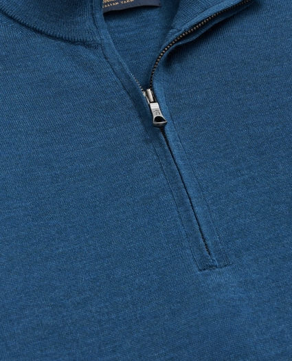 Ultimate Merino Wool Quarter-Zip Sweater, image 2