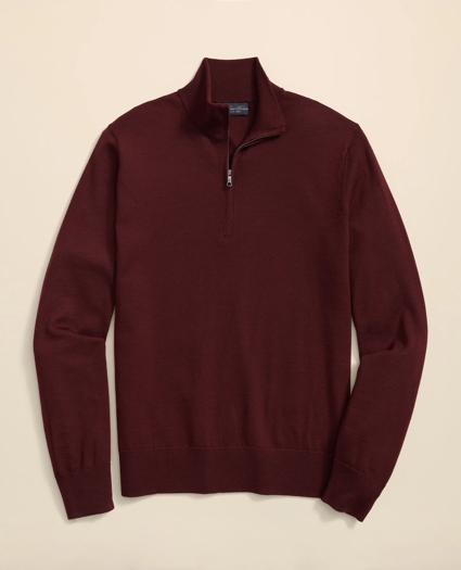 Ultimate Merino Wool Quarter-Zip Sweater, image 1