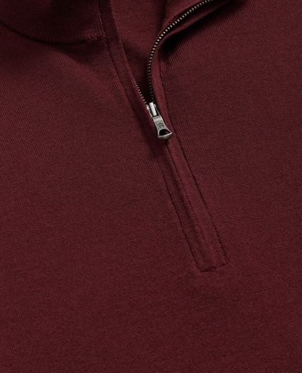 Ultimate Merino Wool Quarter-Zip Sweater, image 2
