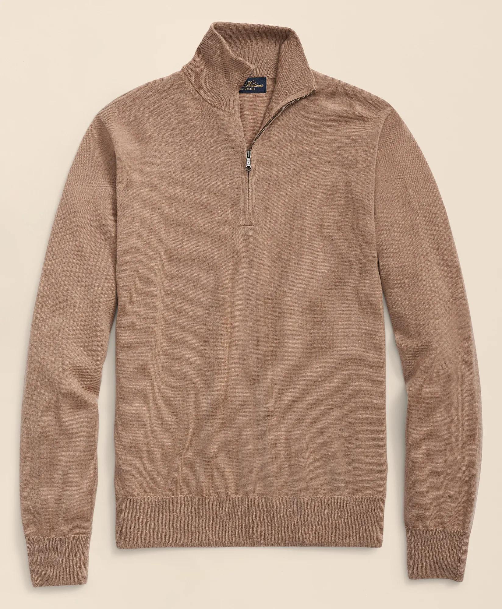 Ultimate Merino Wool Quarter-Zip Sweater, image 1