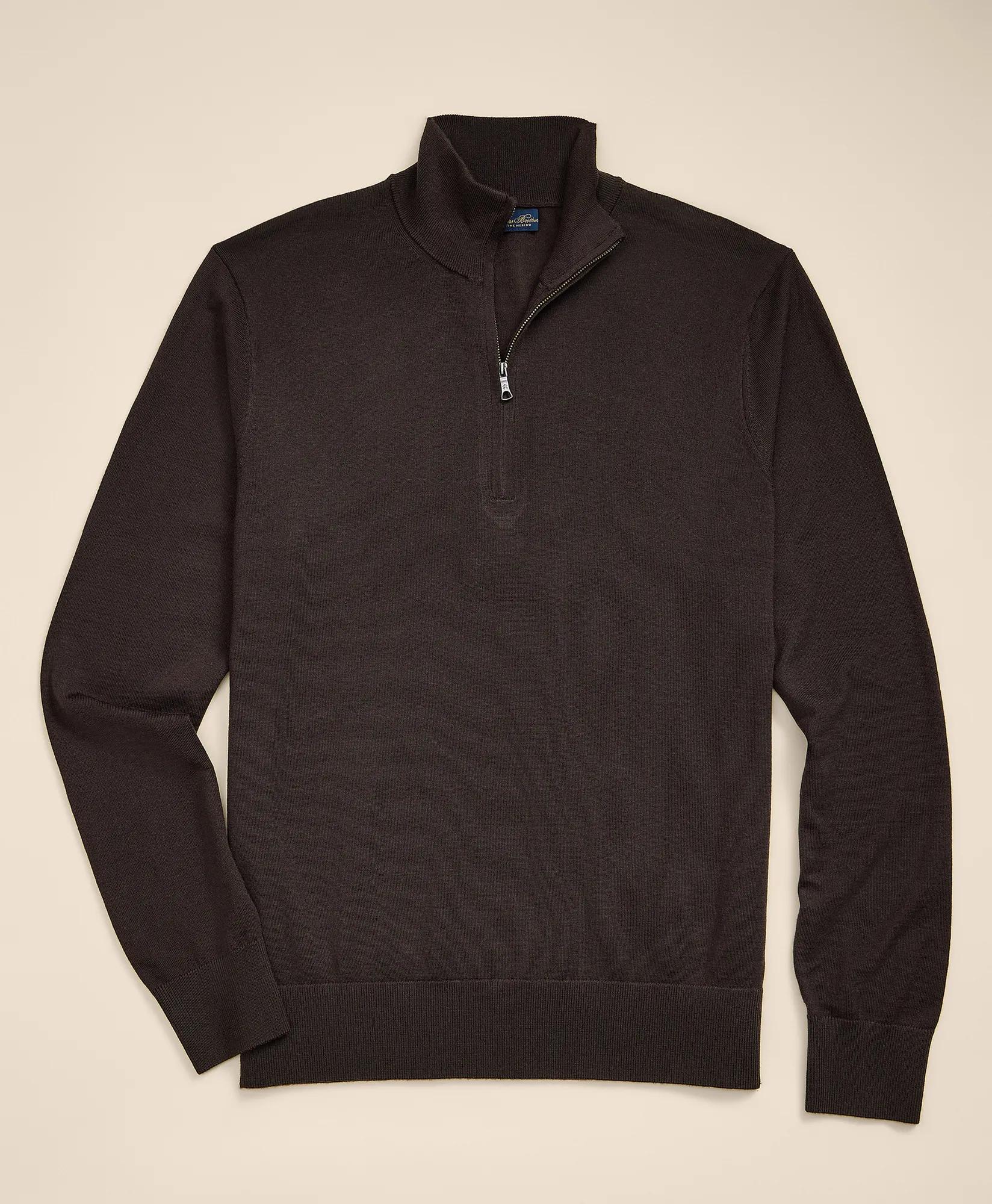 Ultimate Merino Wool Quarter-Zip Sweater, image 1